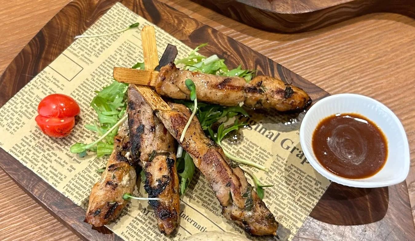 Chicken skewers