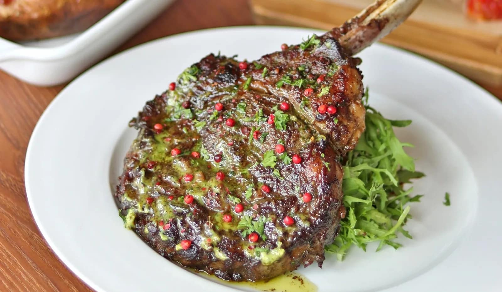 Dry-aged tomahawk steak
