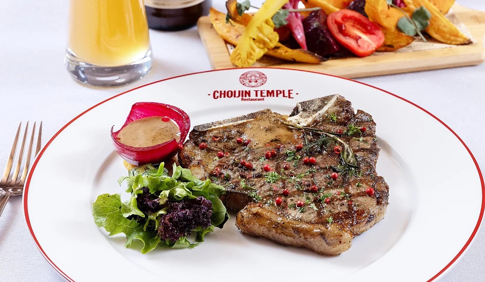 Grilled T-bone steak