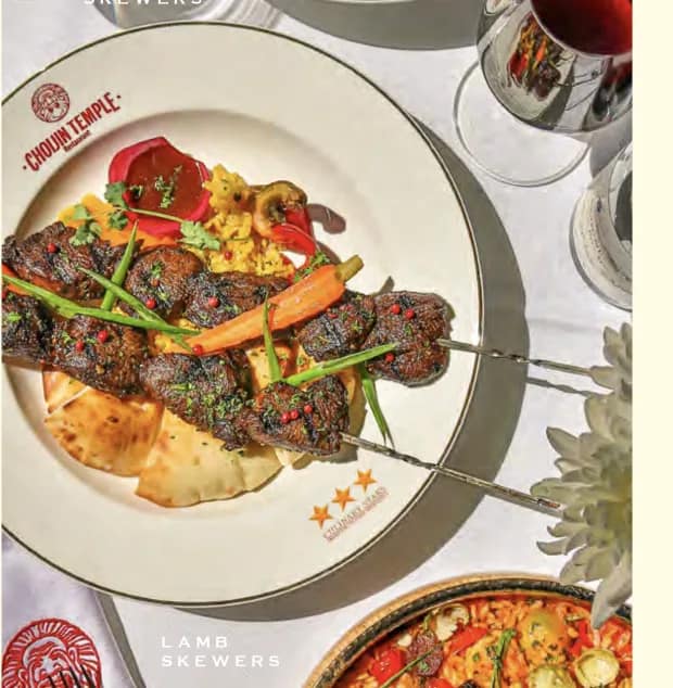 Lamb skewers