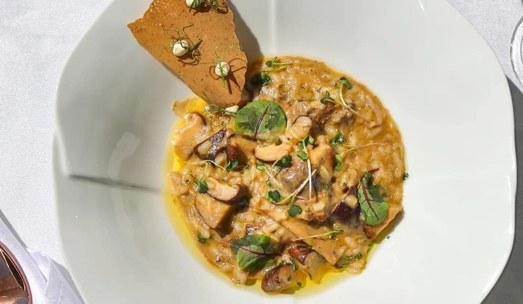 Porchini mushroom risotto