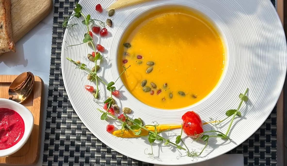 Pumpkin creamy soup