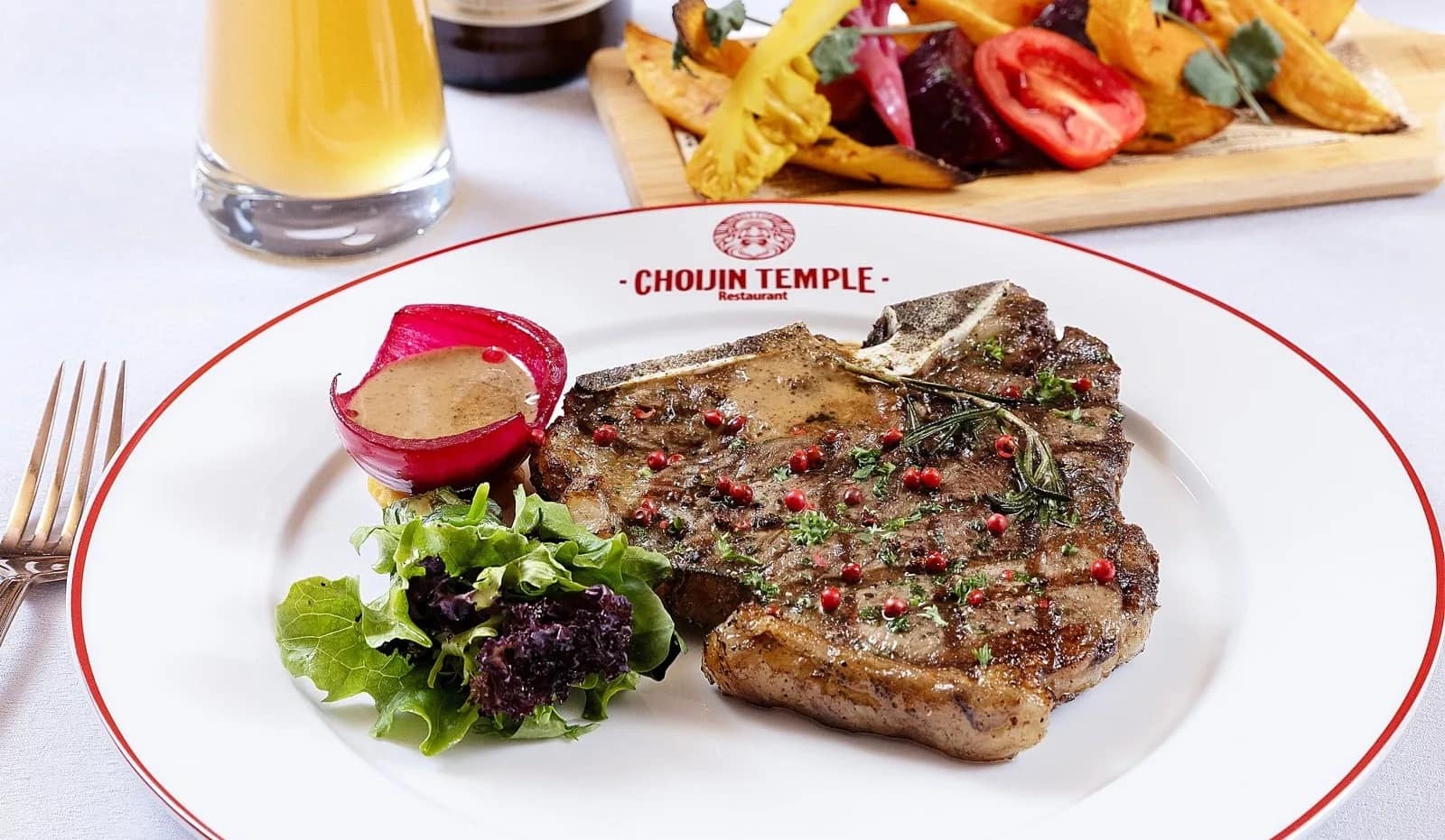 Grilled T-bone steak
