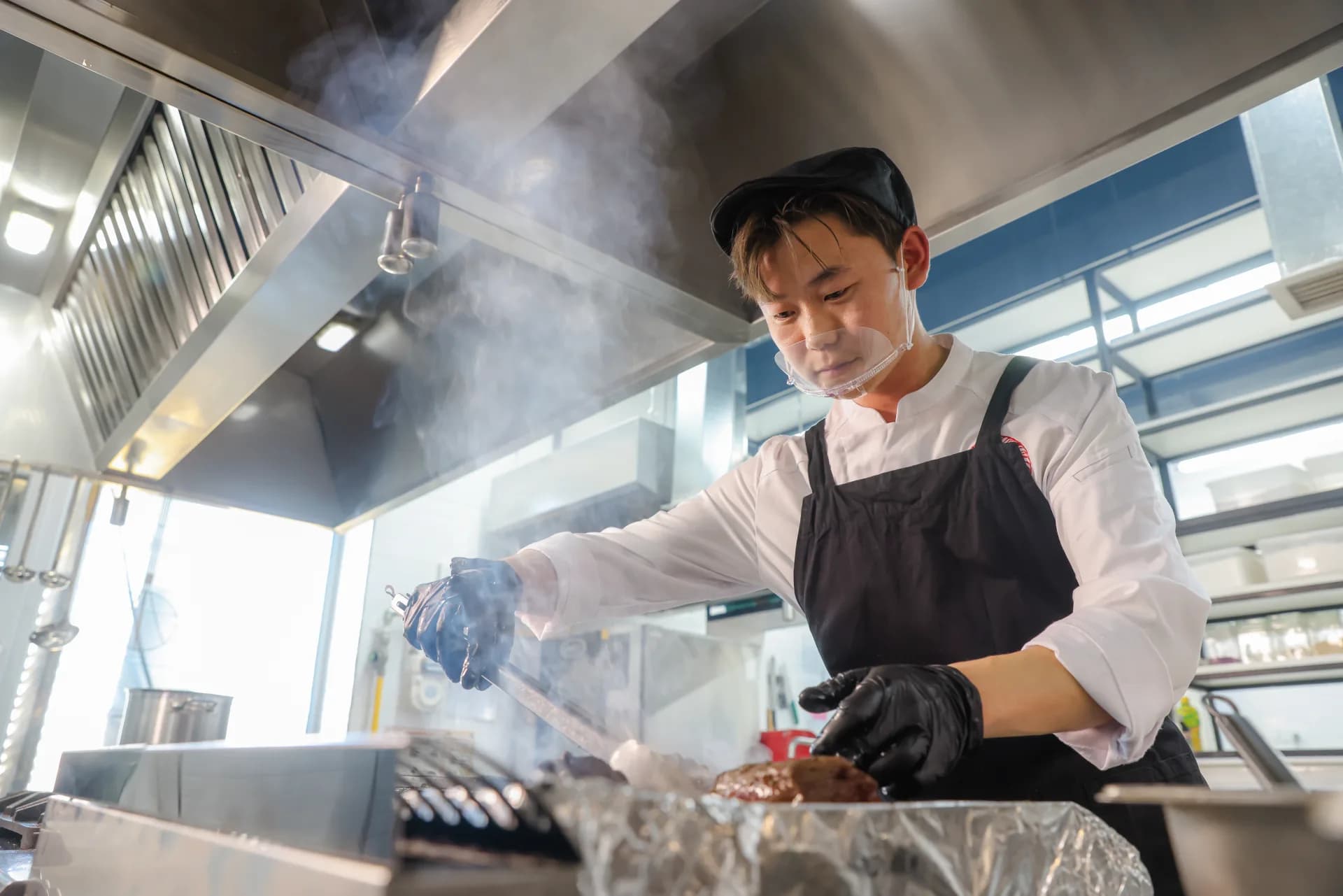 Choijin chef working in the kitchen