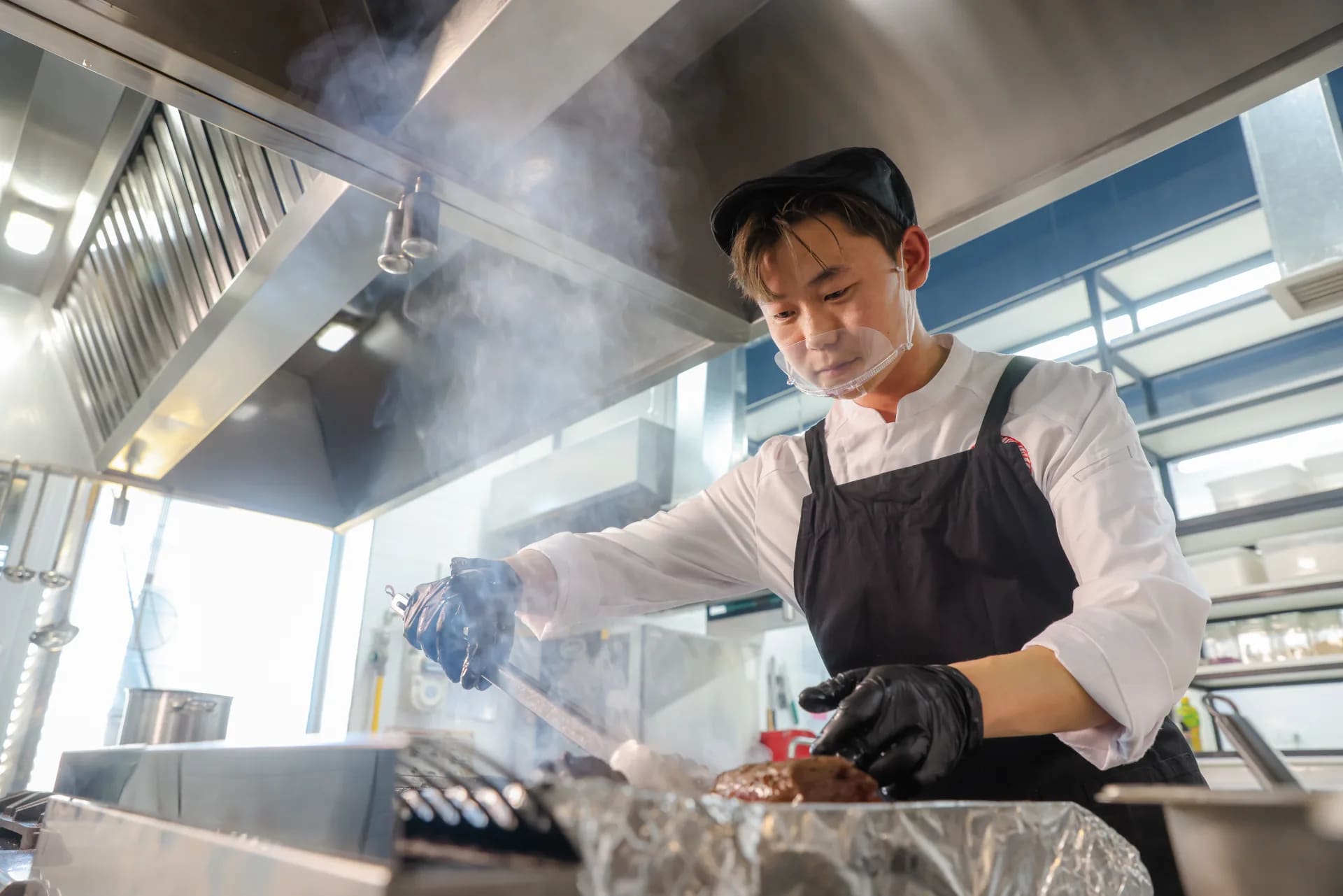 Choijin chef working in the kitchen