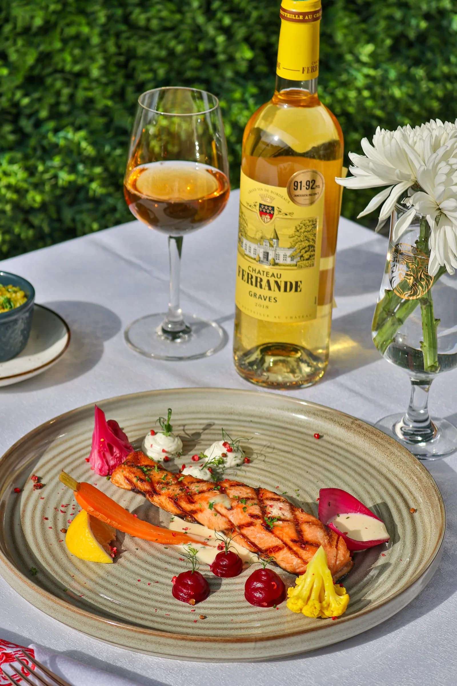 Grilled salmon from the Choijin special set menu.