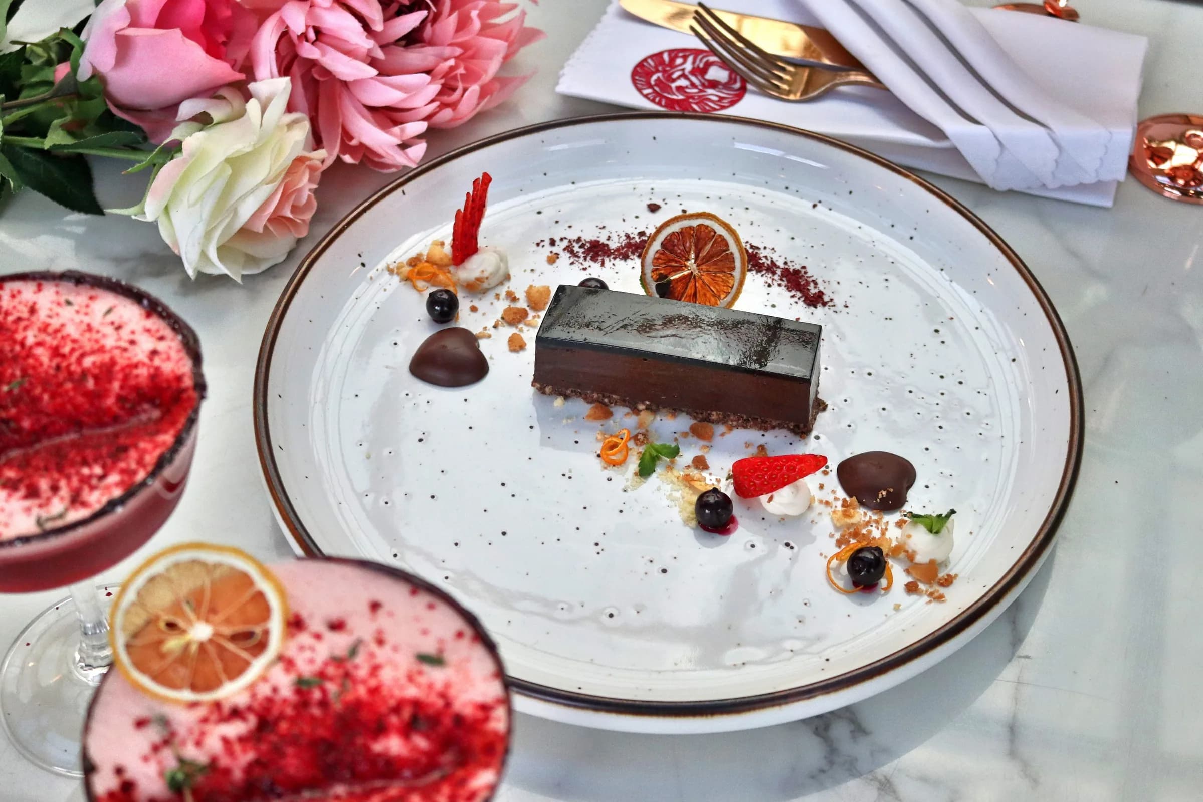 Espresso cheesecake from the Choijin special set menu.